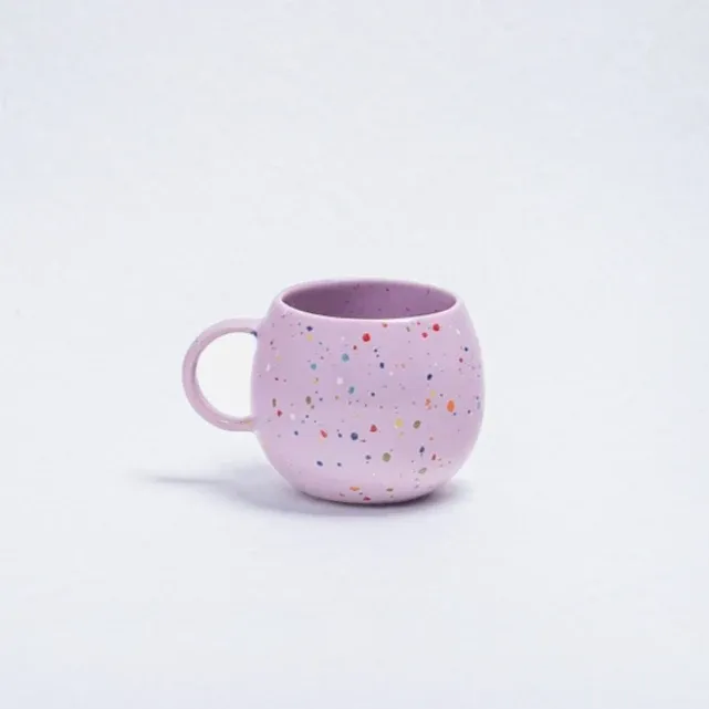 Tasse de bola confettis lilas