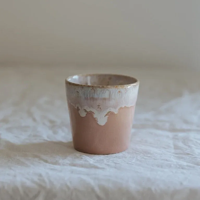 Tasse à café cor de rosa