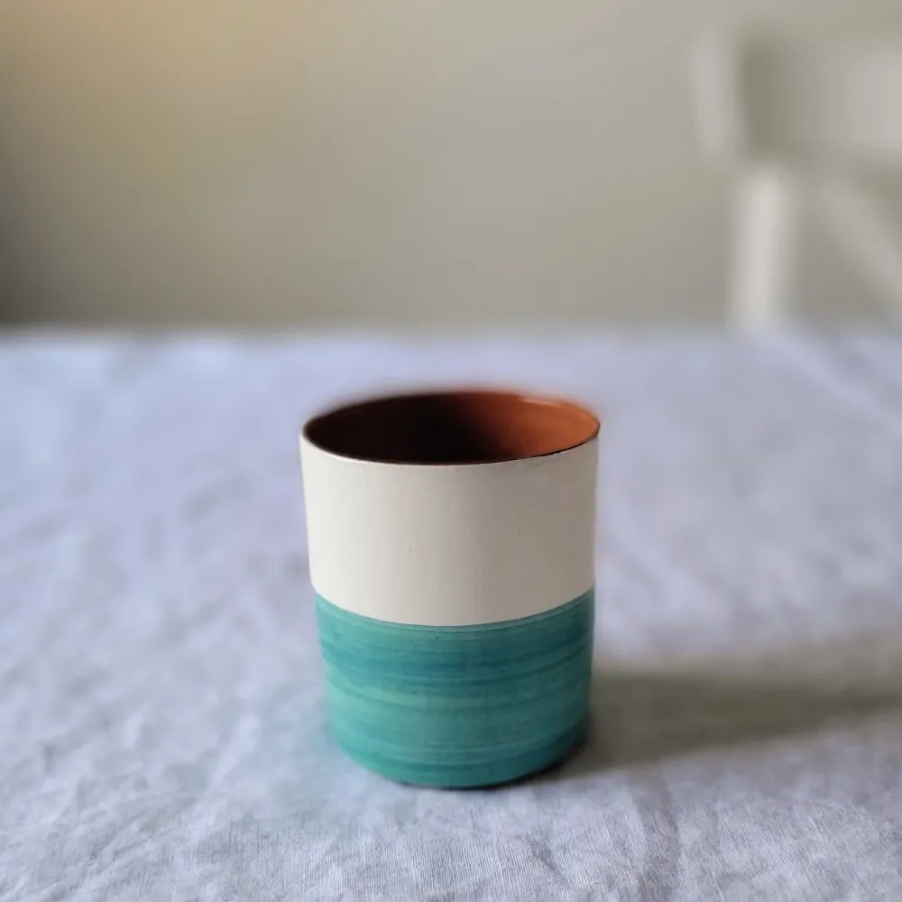 Tasse à café moitié tropicale