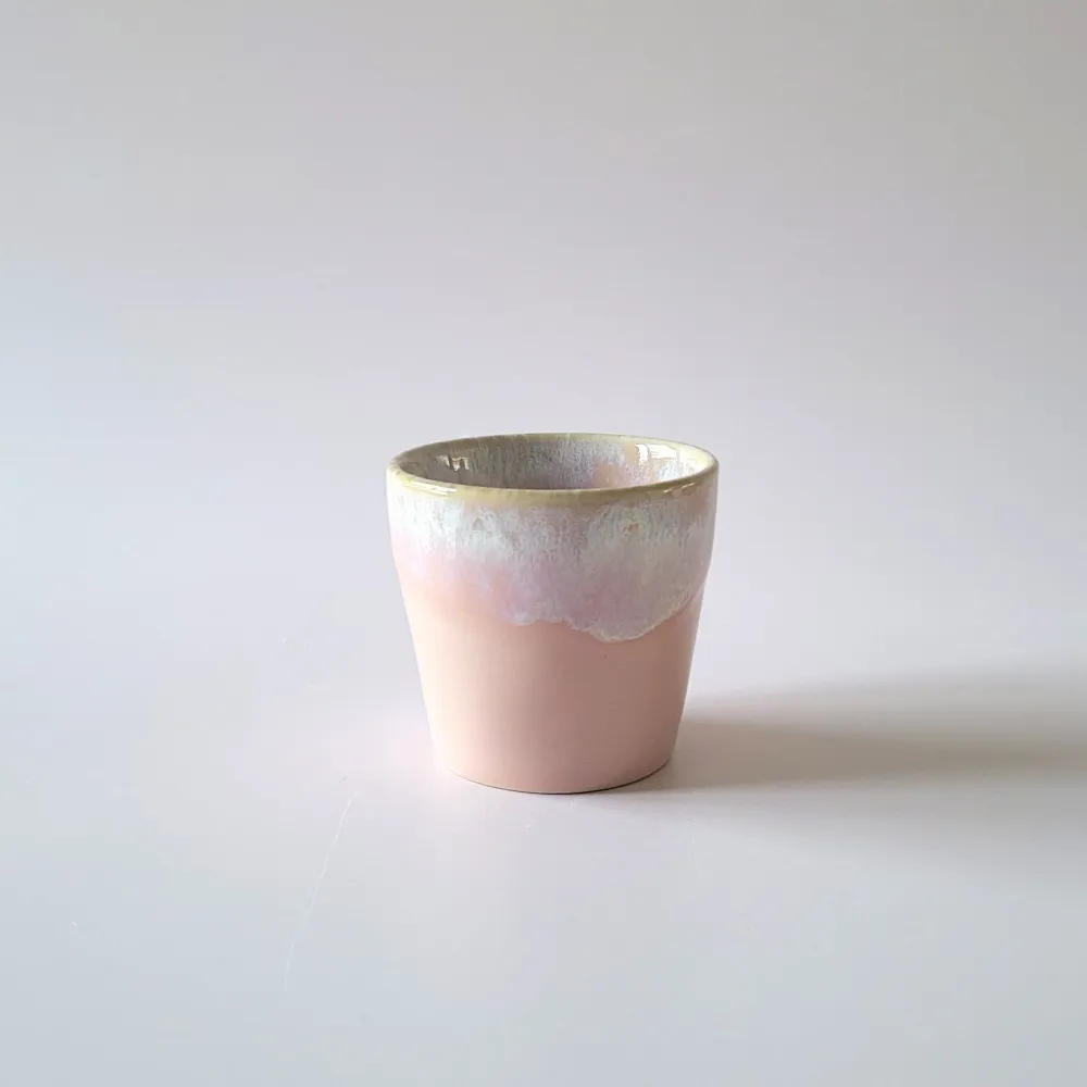Tasse à expresso cor de rosa