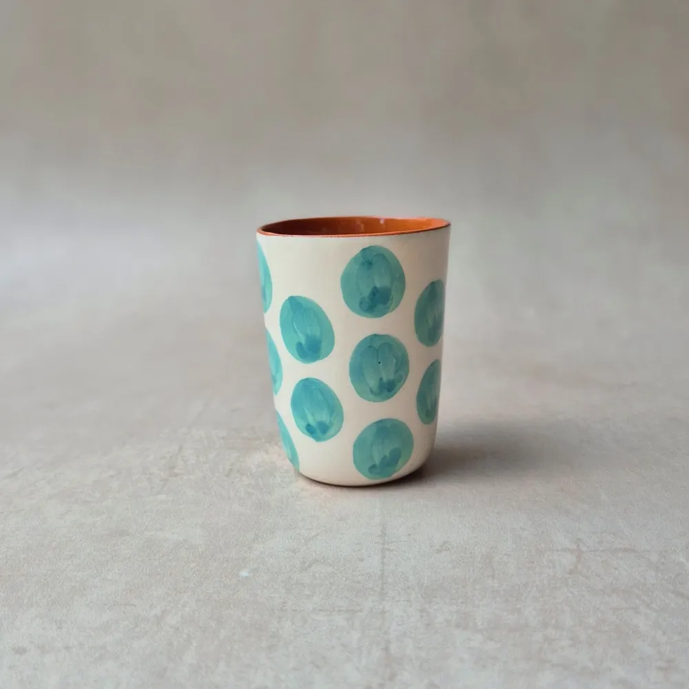 tasse à expresso points tropical