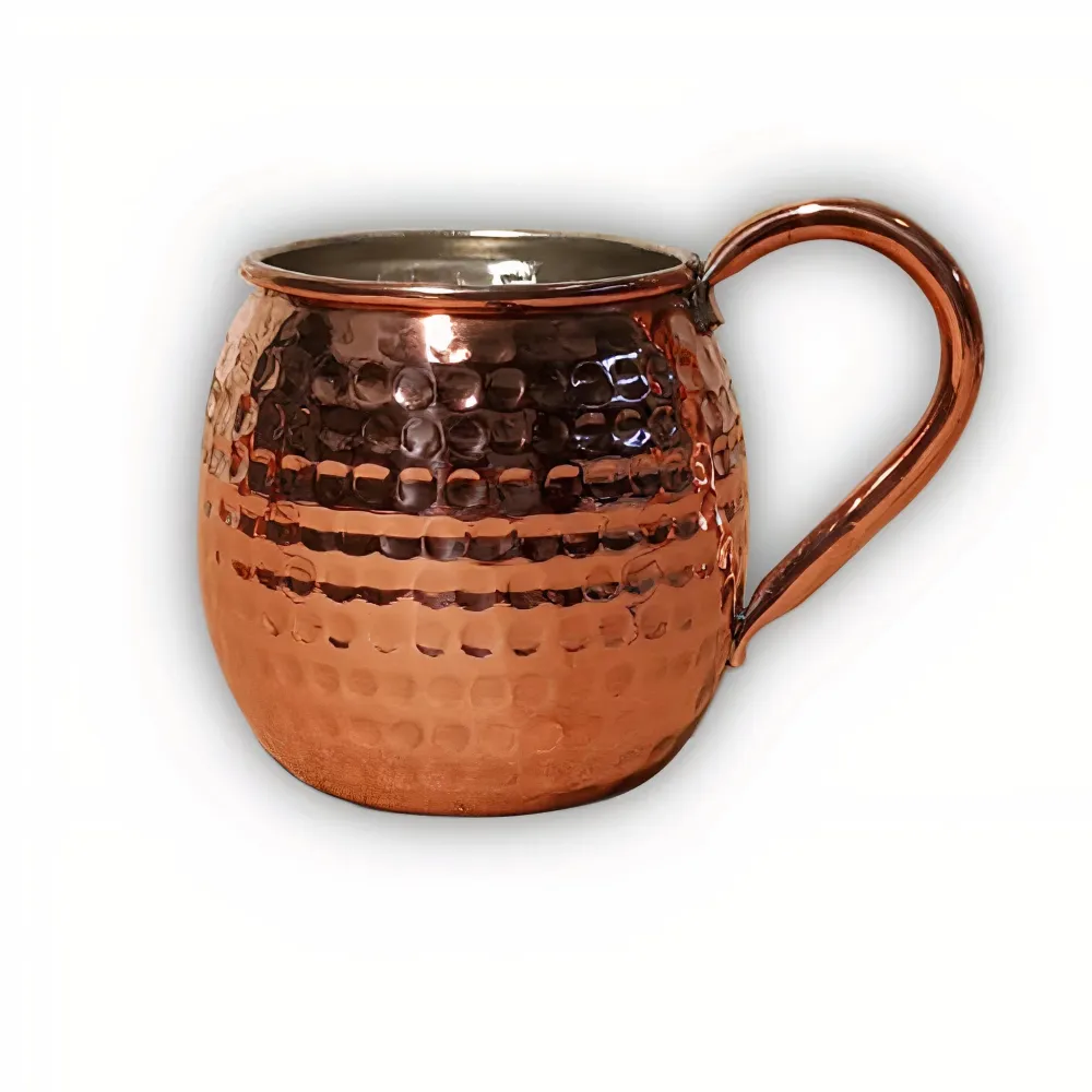 Turna Bakır Tasse en cuivre Luna martelée à la main 360 ml (12,17 fl oz)