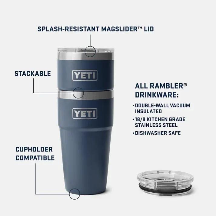 YETI® Rambler 20 Oz Gobelet empilable - Navy