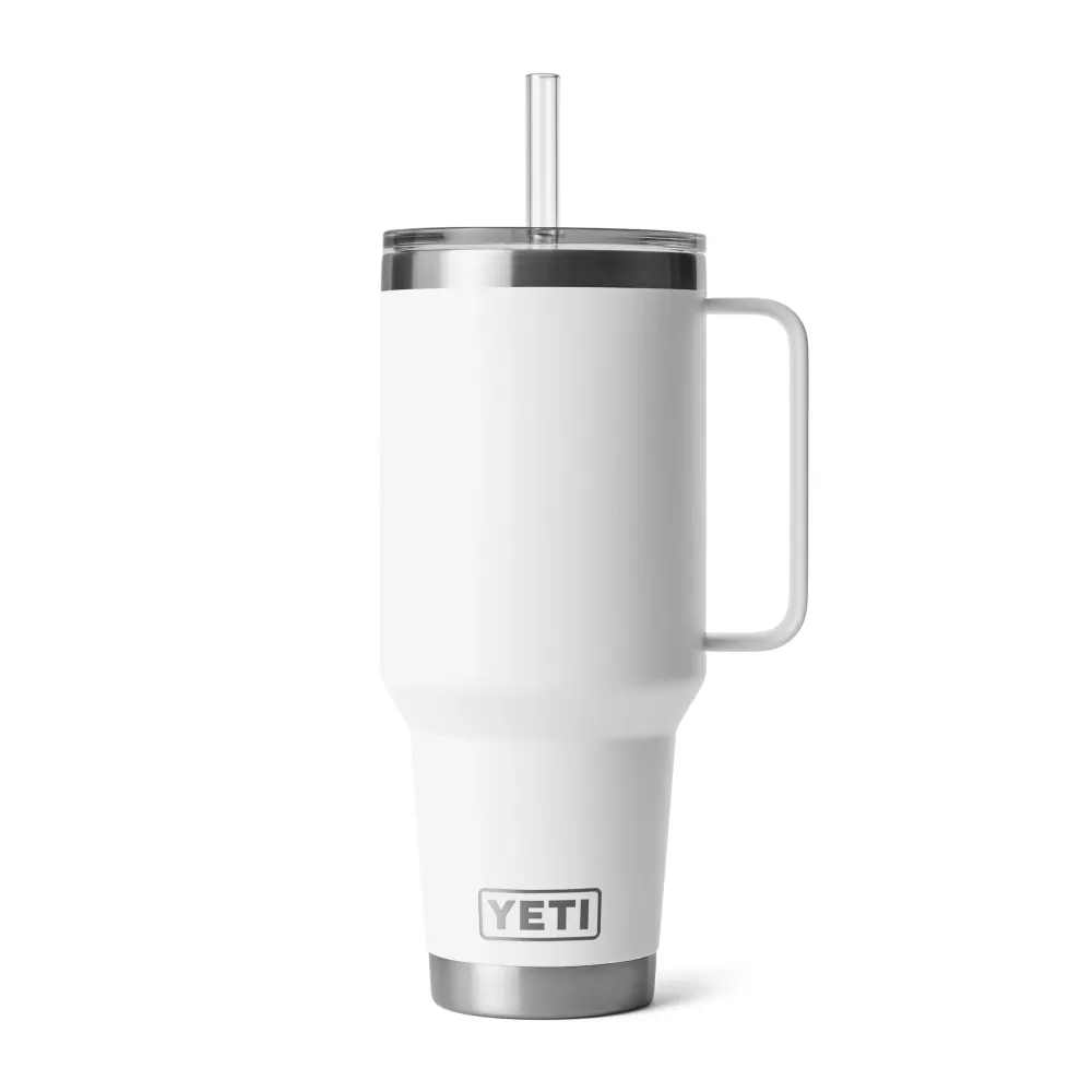 YETI® Tasse Rambler 42 Oz Straw Mug - White