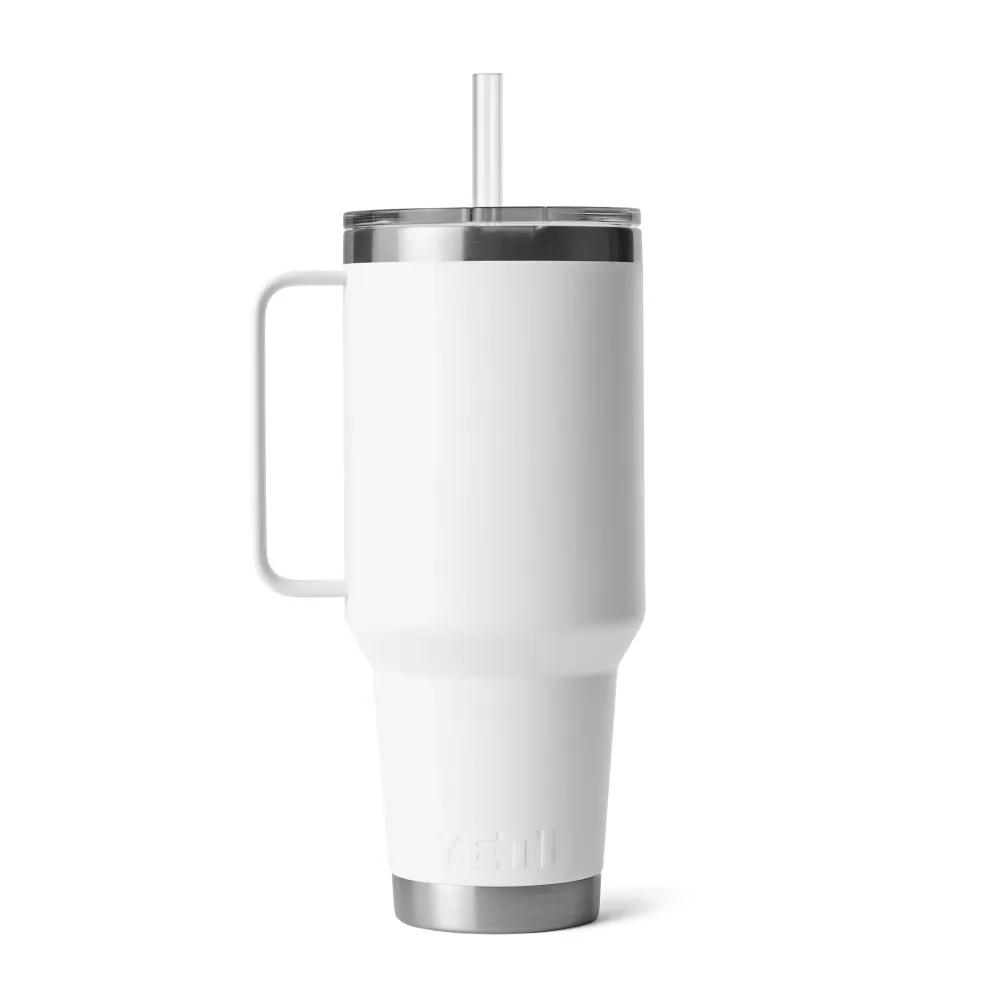 YETI® Tasse Rambler 42 Oz Straw Mug - White