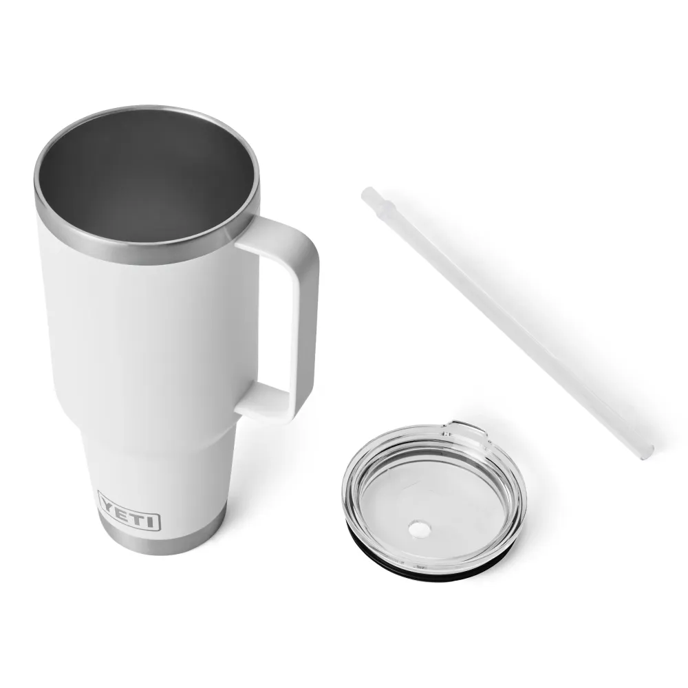 YETI® Tasse Rambler 42 Oz Straw Mug - White