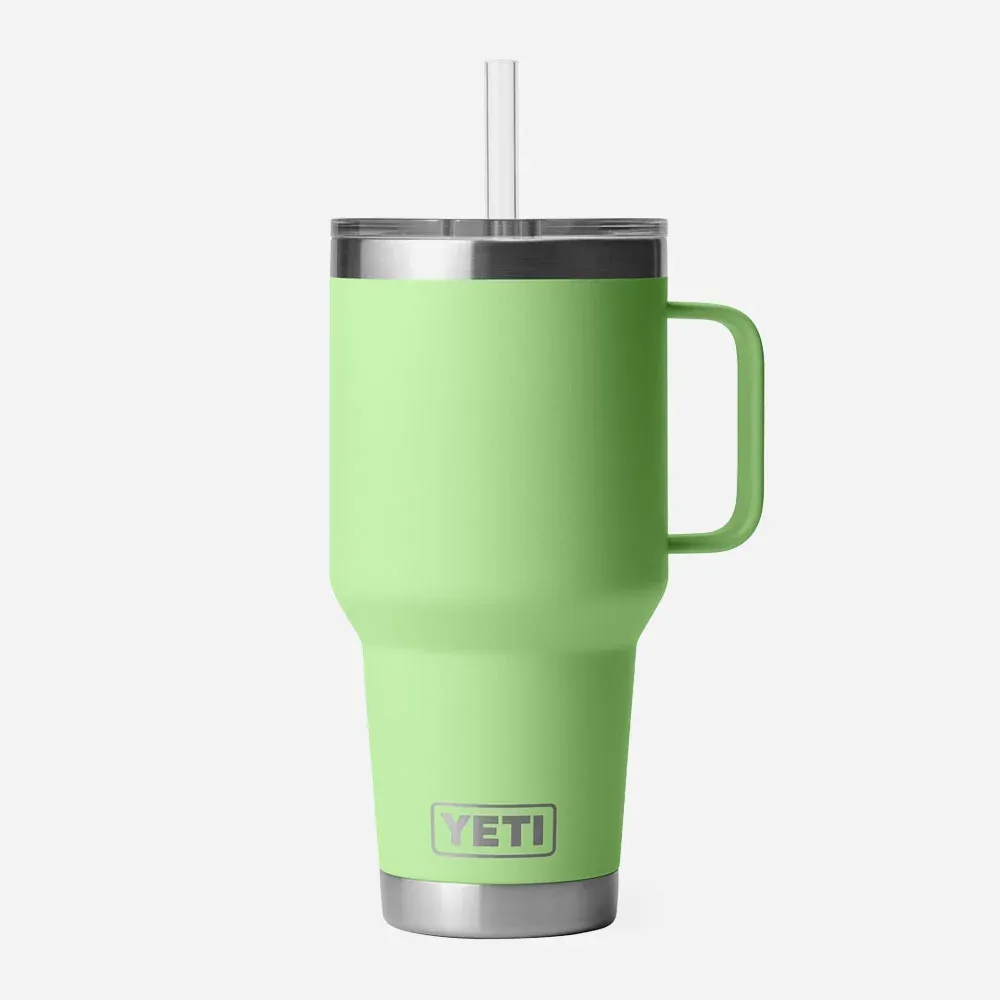 YETI - MUG RAMBLER 25 oz (710 ml) AVEC COUVERCLE PAILLE - Key Lime