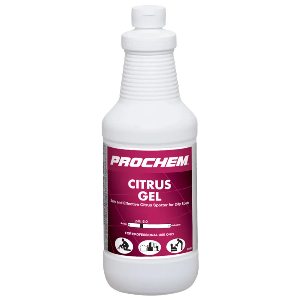 Détachant en gel au citron - Tapis et tissus - Prochem