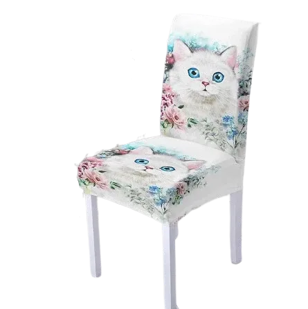 Housse de chaise <br> Chat Mignon 1001 Housses