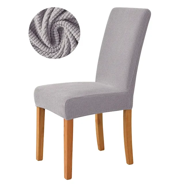 Housse de chaise <br> Extensible Gris Clair 1001 Housses