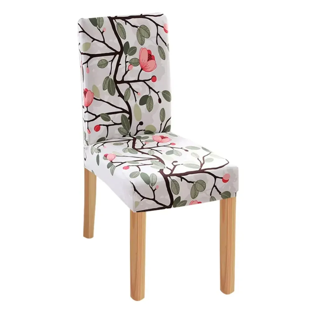 Housse de chaise <br> Fleurie Vert 1001 Housses