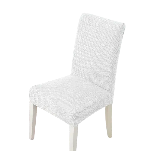 Housse de chaise <br> en Jacquard Blanche 1001 Housses