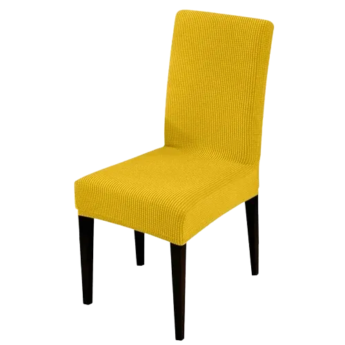 Housse de chaise <br> en Jacquard Jaune 1001 Housses