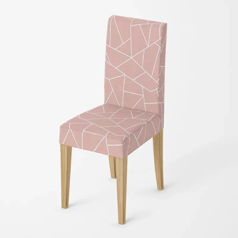 Housse de chaise <br> Mosaïque Rose 1001 Housses