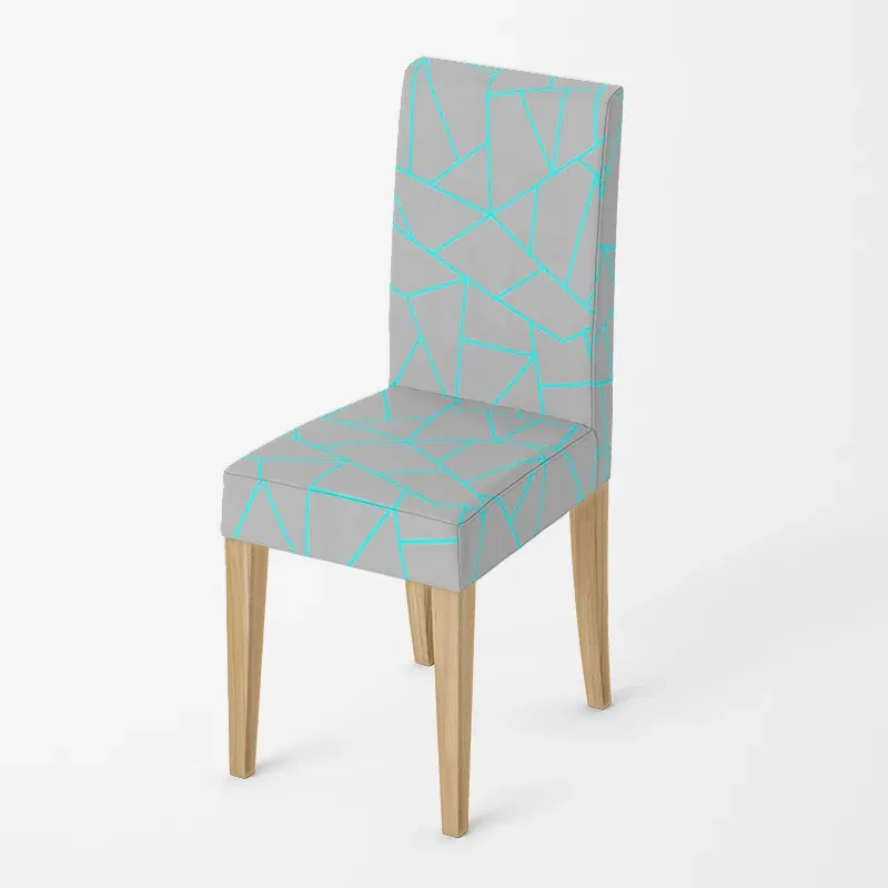 Housse de chaise <br> Mosaïque Vert 1001 Housses