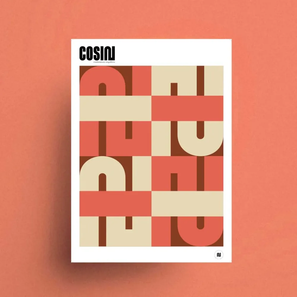 Affiche graphique - Corail