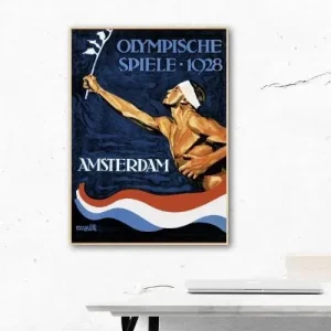 Affiche Officielle JO 1928 Amsterdam