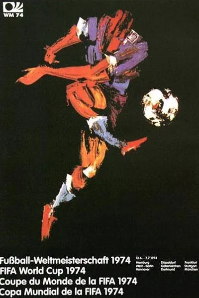 Affiche officielle coupe du monde 1974