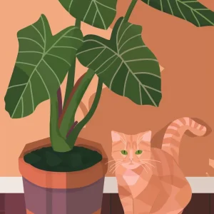 Affiche Chat Pixel Art Affich'ionados
