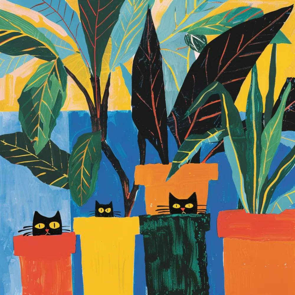 Affiche Jungle Féline 1 Affich'ionados