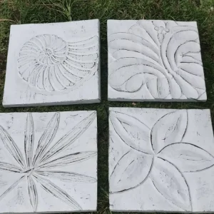 Panneau mural feuille 40×40 cm — AM Boutiques