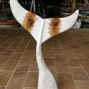 Queue de baleine 20 cm blanche AM Boutiques