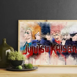 Jujutsu Kaisen / Manga poster / Série Animé / Décoration Chambre / Bureau / Idée Cadeau Art&Fact Illustration