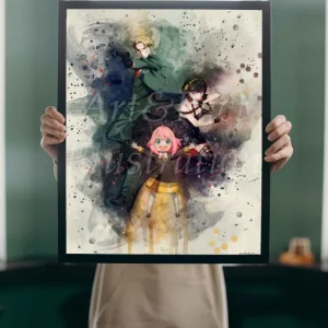 Spy x Family / Anya / Loid / Yor / Manga poster / Série Animé / Décoration Chambre / Bureau / Idée Cadeau Art&Fact Illustr...