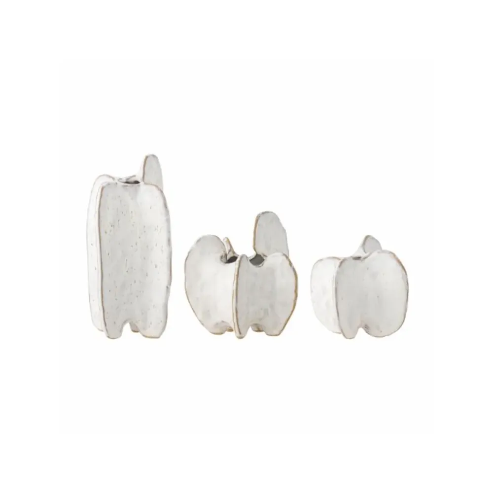 Set de 3 Vases Jayce Grés - Blanc Bloomingville