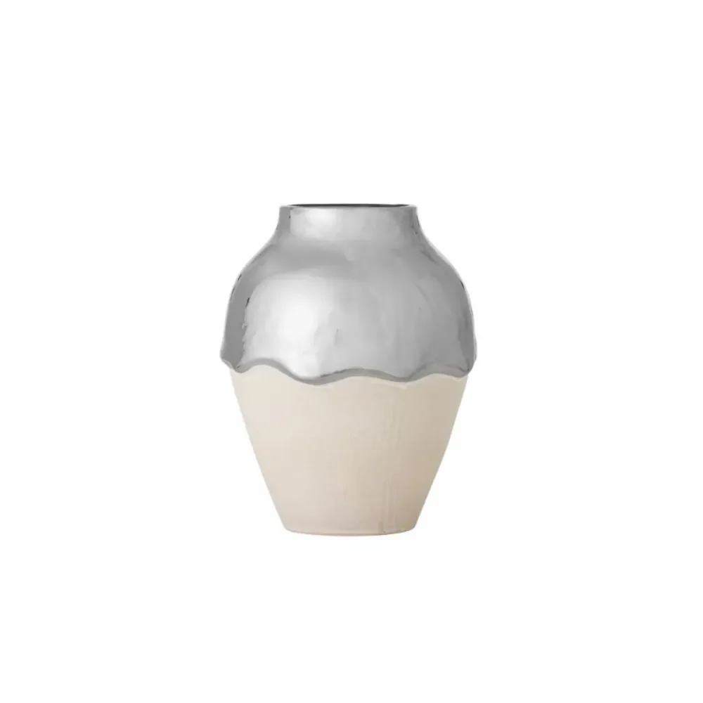 Vase Silvio Grès - Argent Bloomingville