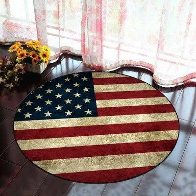 Tapis Vintage Drapeau USA Boutique New York