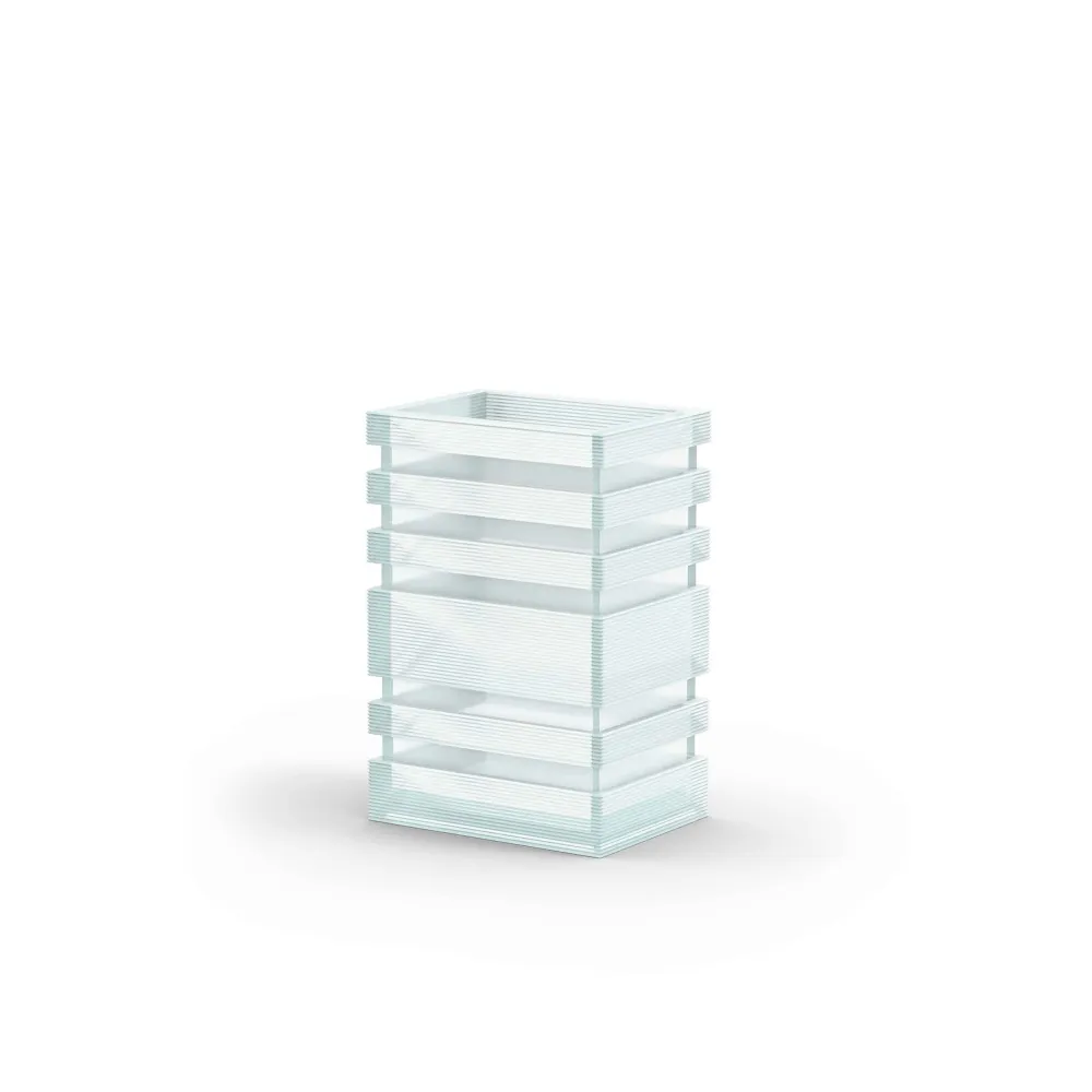 Vase en verre SKYSCRAPER, conçu par Bodil Kjær pour Cassina
