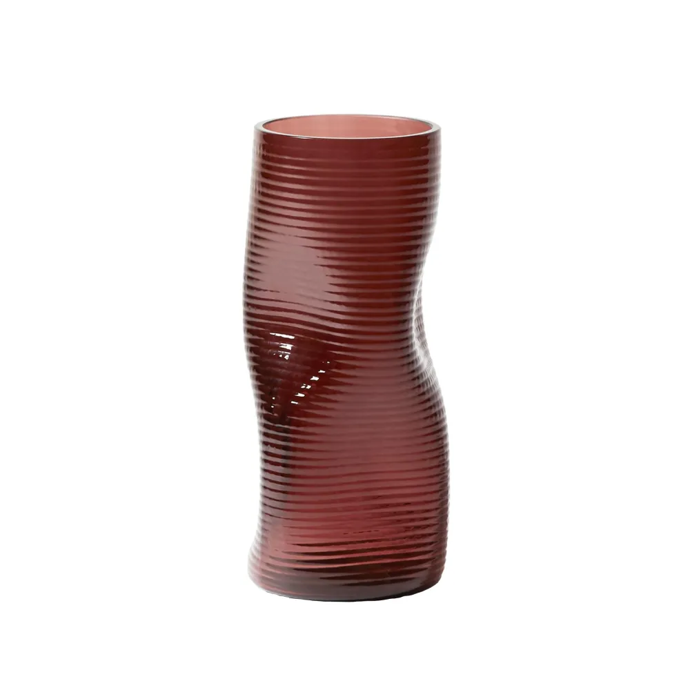 Vase en verre vénitien soufflé CORAL, conçu par Cassina