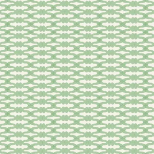 Papier peint noeud vert Charlotte Gaisford
