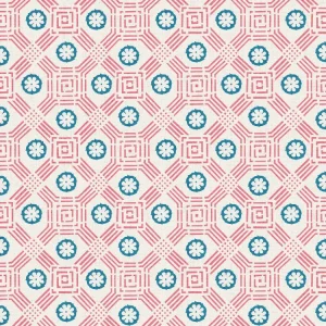 Singapour Sling papier peint rouge Charlotte Gaisford