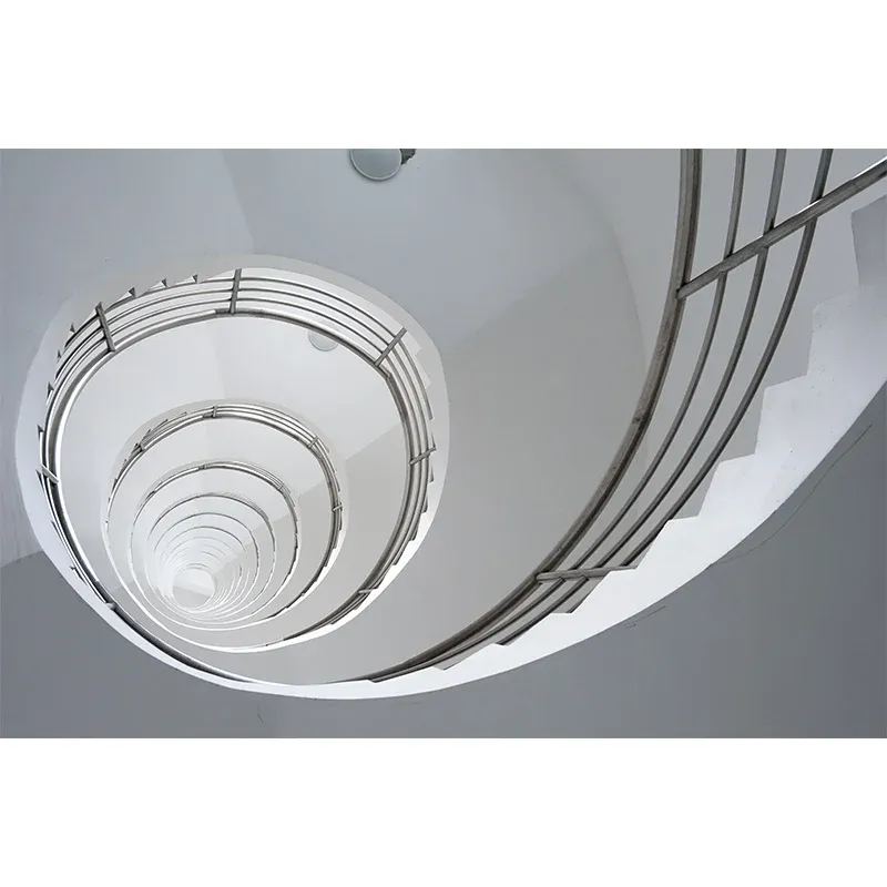 Autocollant Mural blanc pour trou d'escalier en colimaçon, décoration murale résistante à l'humidité pour le salon Clearhalo