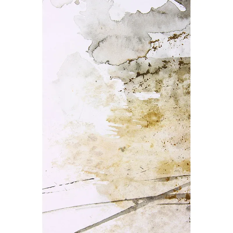 Papier peint mural abstrait marron clair, résistant aux taches, décoration murale minimaliste pour la maison Clearhalo