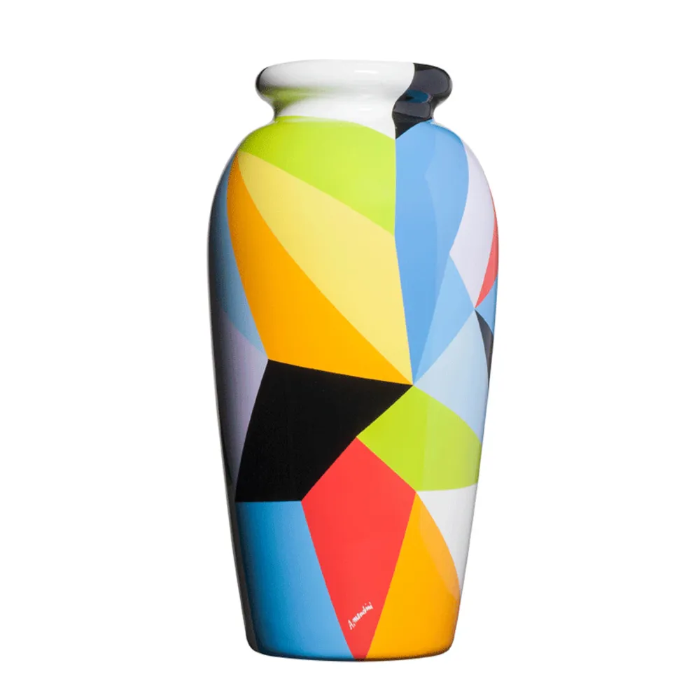 Vase en fibre de verre VELZNA-SEOUL par Alessandro Mendini pour Mendinismi - Édition limitée Corsi Design