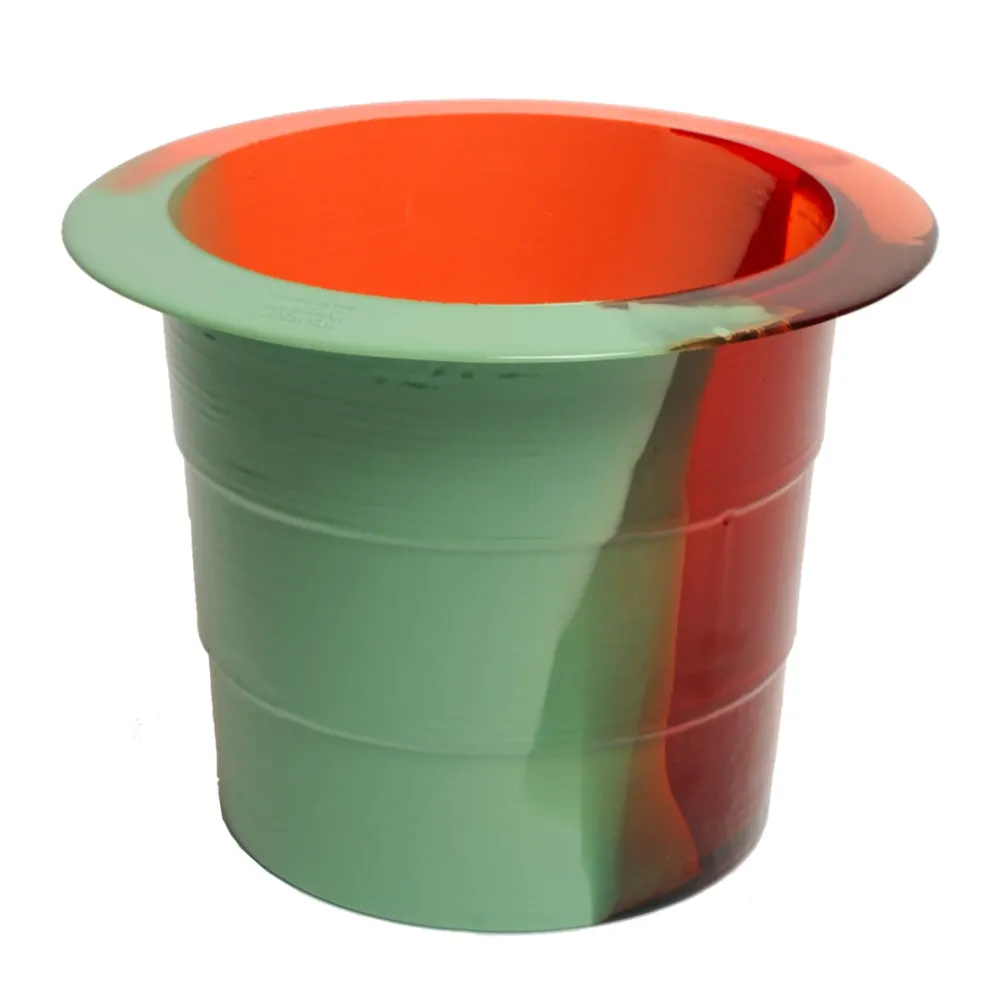 Vase en résine BABEL ICE BUCKET L Menthe par Gaetano Pesce pour Fish Design Corsi Design