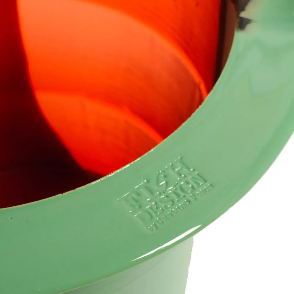Vase en résine BABEL ICE BUCKET L Menthe par Gaetano Pesce pour Fish Design Corsi Design