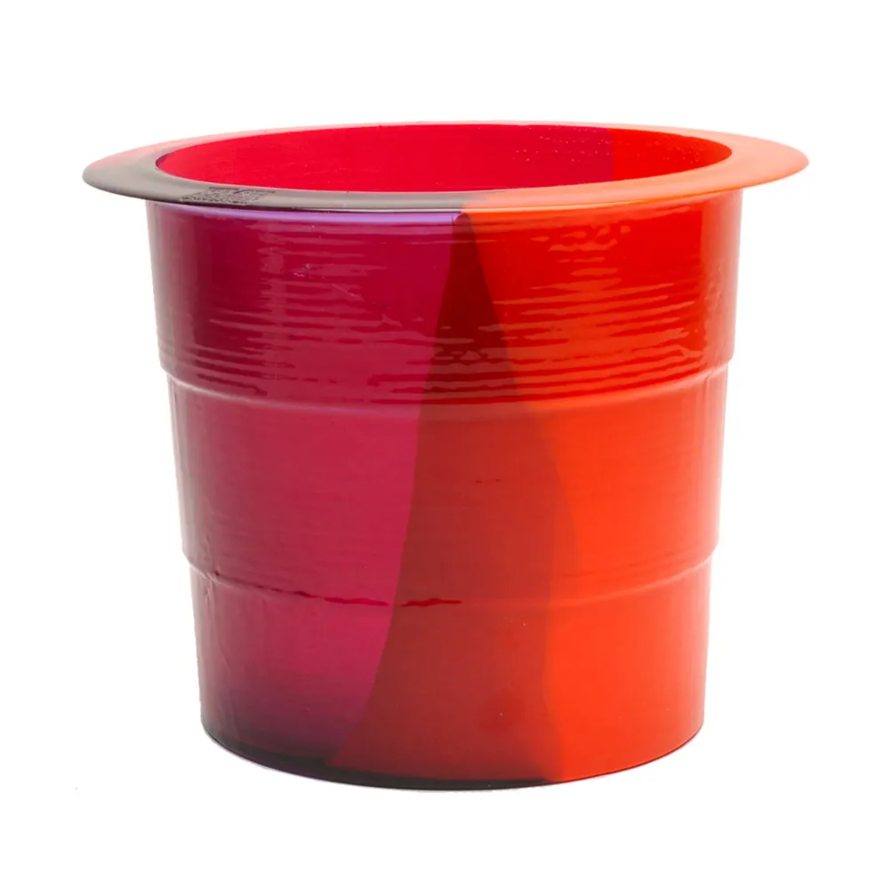 Vase en résine BABEL SEAU À GLACE L Fuchsia par Gaetano Pesce pour Fish Design Corsi Design