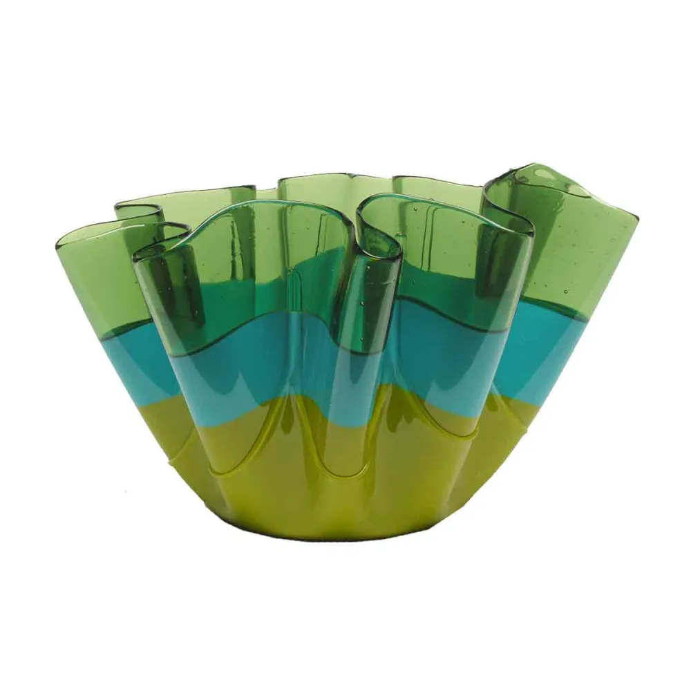 Vase en résine SFUMATO vert par Paola Navone pour ONE MORE Corsi Design