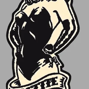 STICKER PINUP BETTY FOREVER - BB036 Couleur Course