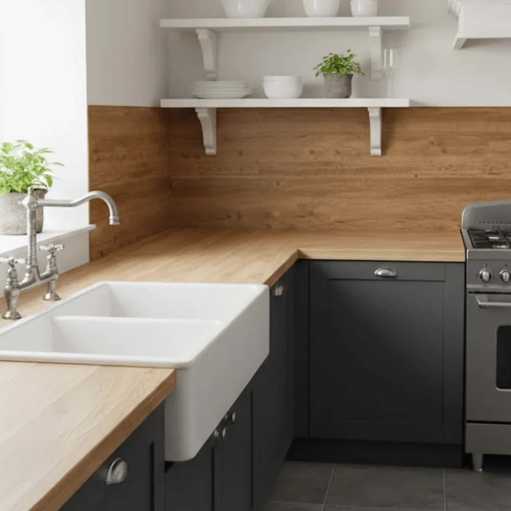 URBANDESIGN – Papier peint noir à décoller et coller effet bois pour rénovations intérieures modernes Cozey Maison