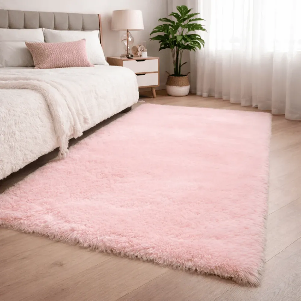 WOOLIA – Tapis doux en fibre de polyester pour des pièces à vivre modernes et chaleureuses Cozey Maison
