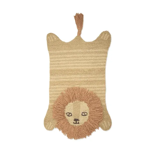 Crane Tapis de laine lion
