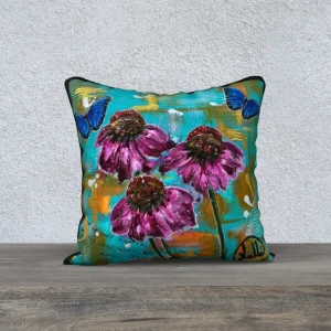 Housse de coussin Jardin27 18x18 Création Ghallé
