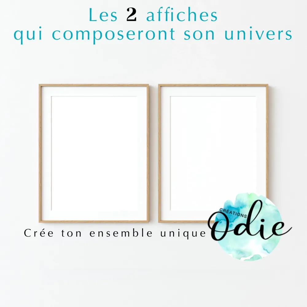 Créer ton duo d'affiches Créations Odie