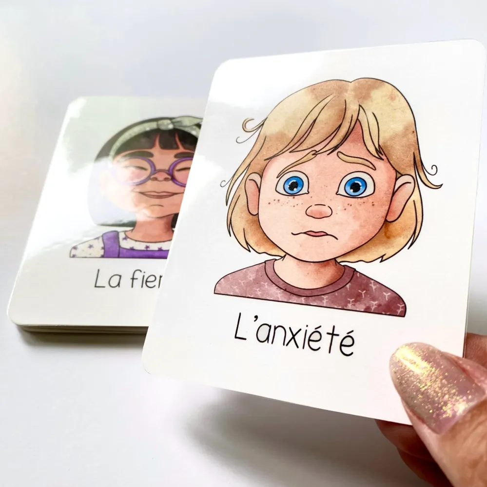 Jeu de cartes - Les émotions Créations Odie