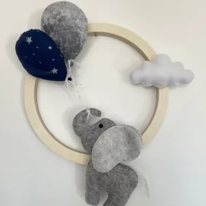 Couronne éléphant, ballons Déco'drey
